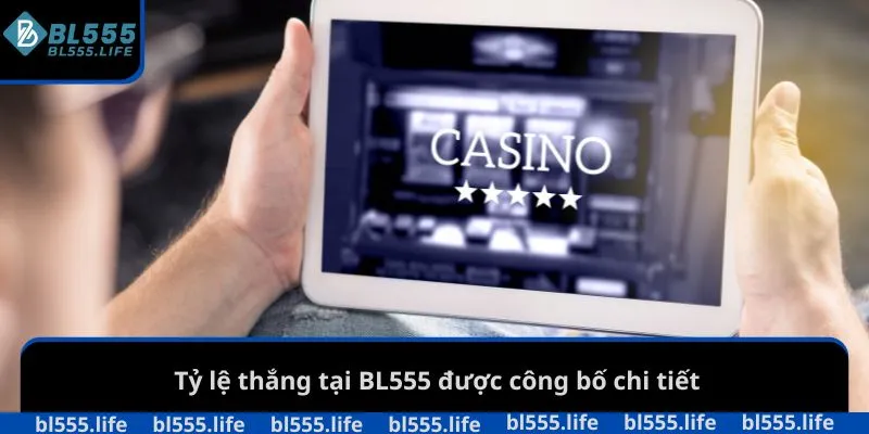 Tỷ lệ thắng tại BL555 được công bố chi tiết